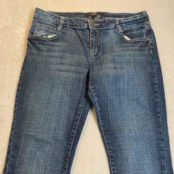 Southpole Juniors Jeans Size 13 Dark Wash Denim Skinny Cotton Spandex Blend - Picture 7 of 12